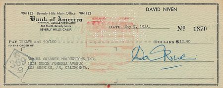 Lot #1435 David Niven and Roy Rogers - Image 1