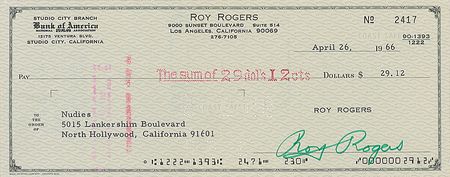 Lot #1435 David Niven and Roy Rogers - Image 2
