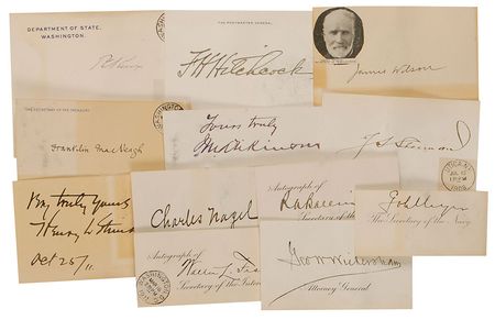 Lot #126 William H. Taft and Cabinet Group Lot - Image 2