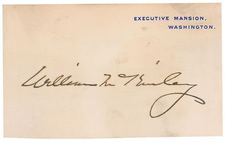 Lot #89 William McKinley and Cabinet Group Lot - Image 1