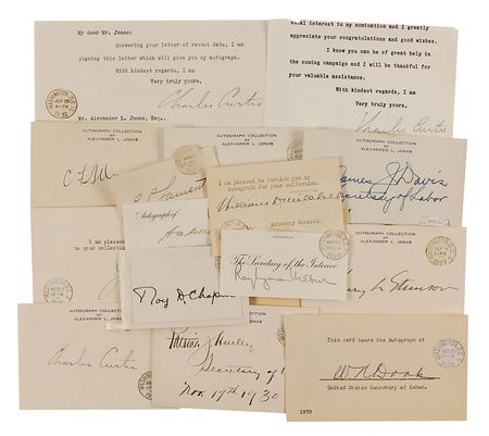 Lot #51 Herbert Hoover and Cabinet Group Lot - Image 2
