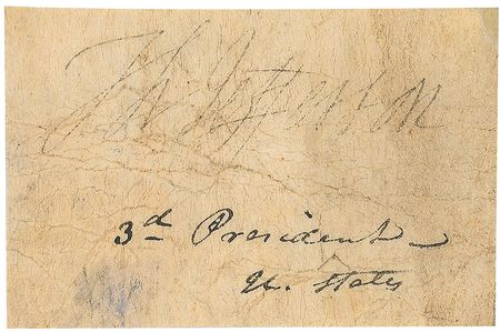 Lot #59 Thomas Jefferson and Cabinet Group Lot - Image 1