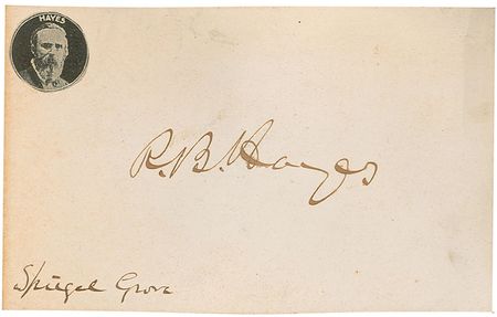 Lot #47 Rutherford B. Hayes and Cabinet Group Lot - Image 1
