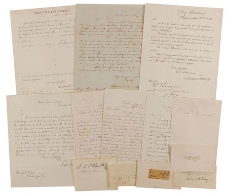 Lot #10 James Buchanan and Cabinet Group Lot - Image 2