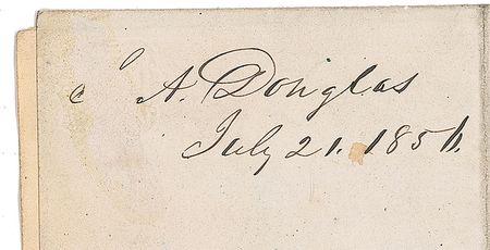 Lot #266 Stephen A. Douglas: Douglas submits a gun to Jefferson Davis for testing - Image 2