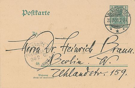 Lot #688 Richard Dehmel Handwritten Letter Signed - Image 2