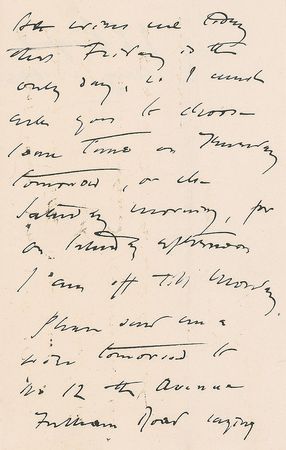 Lot #796 John Singer Sargent: Sargent heads to the country ?for a sitting? with Victorian writer George Meredith - Image 2