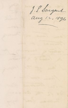 Lot #796 John Singer Sargent: Sargent heads to the country ?for a sitting? with Victorian writer George Meredith - Image 4