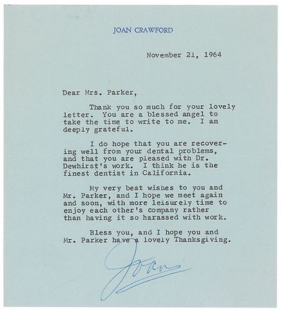 Lot #1415 Joan Crawford - Image 1