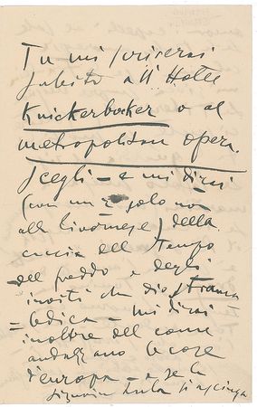 Lot #894 Giacomo Puccini: Puccini writes at sea on his way to premier La Fanciulla del West at the Met - Image 3