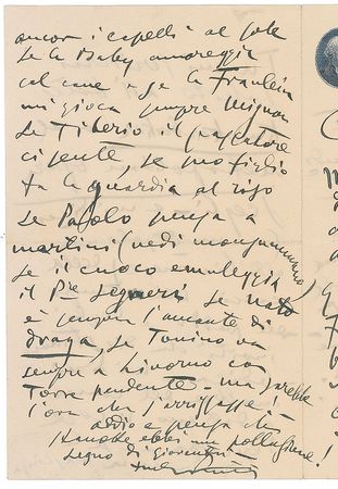 Lot #894 Giacomo Puccini: Puccini writes at sea on his way to premier La Fanciulla del West at the Met - Image 4