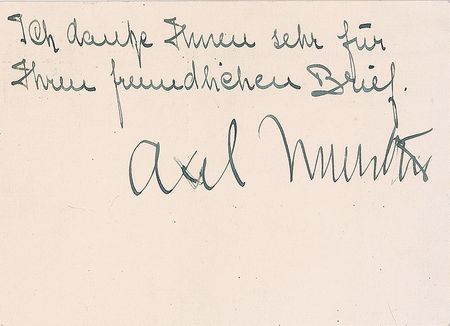 Lot #322 Axel Munthe - Image 1