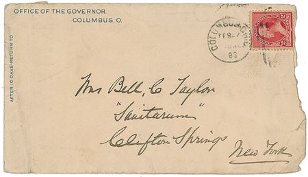 Lot #92 William McKinley Handwritten Letter Signed - Image 2