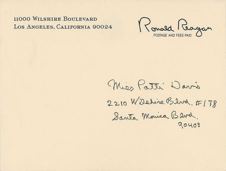 Lot #108 Ronald Reagan: Reminding his estranged daughter of his mortality, Reagan sends a revealing letter to Patti: ?My years are numbered I know? - Image 2