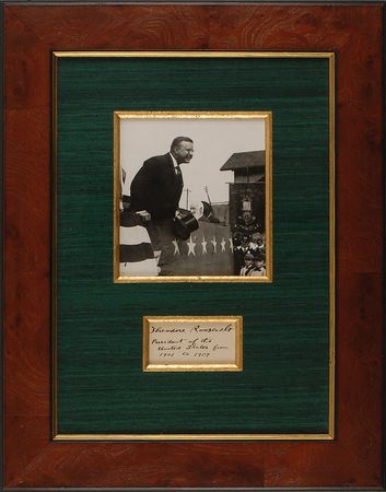 Lot #125 Theodore Roosevelt: Robust signature of Roosevelt, ?President of the United States from 1901 to 1909? - Image 1