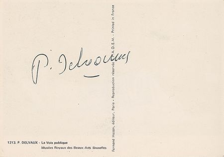 Lot #689 Paul Delvaux Postcards - Image 4