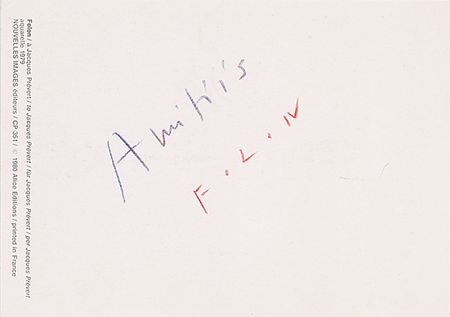Lot #704 Jean-Michel Folon Postcards - Image 1