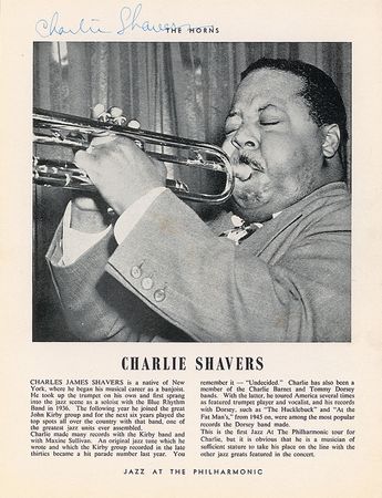 Lot #440 Lester Young and Charlie Shavers - Image 1
