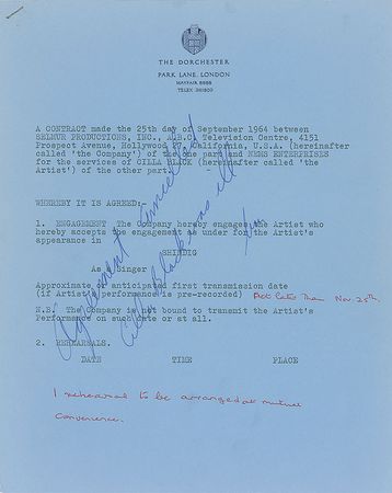Lot #60 Brian Epstein - Image 1