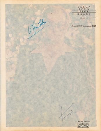 Lot #599 Elton John and Bernie Taupin - Image 1