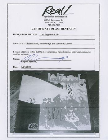 Lot #265 Led Zeppelin - Image 2