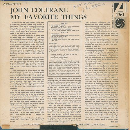 Lot #431 John Coltrane - Image 1