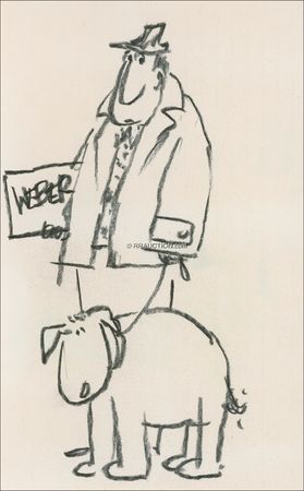 Lot #929 Robert Weber Sketch - Image 2
