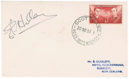 Lot #429 Edmund Hillary First Day Cover - Image 2