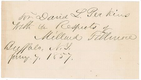 Lot #34 Millard Fillmore Signature - Image 2