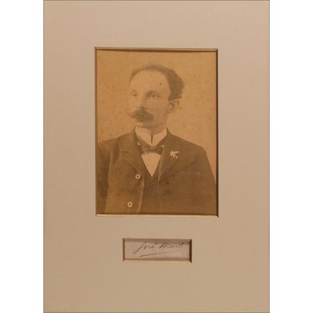 Lot #318 Jose Marti: Rare Cuban revolutionary signature - Image 1