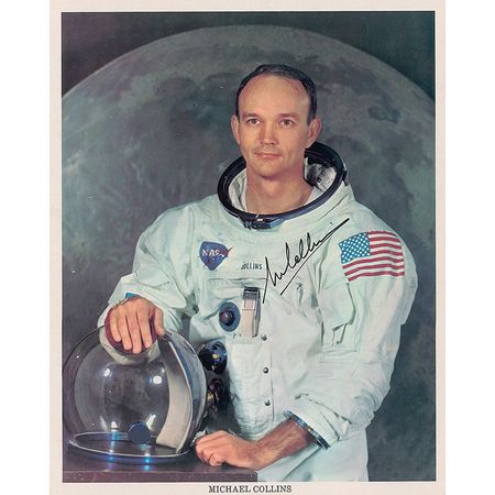 Lot #674 Michael Collins Signed Photograph - Image 1