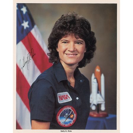 Lot #708 Sally Ride Signed Photograph - Image 1