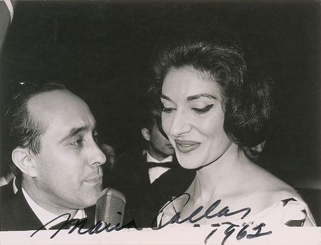 Lot #939 Maria Callas Signed Photograph - Image 1