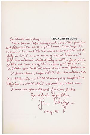 Lot #516 Eugene Fluckey - Image 2