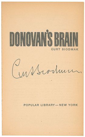 Lot #1214 Curt Siodmak Book - Image 2