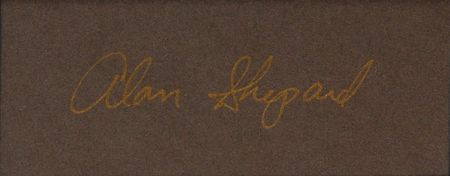 Lot #720 Alan Shepard Signature - Image 1