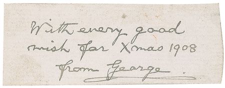 Lot #443 King George V Signature - Image 2