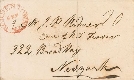 Lot #877 Joshua Shaw Handwritten Letter Signed - Image 1