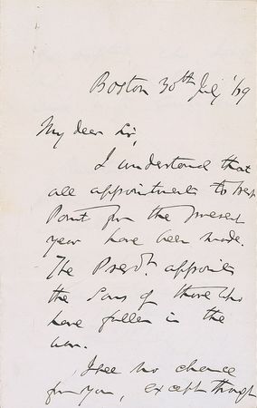 Lot #365 Charles Sumner - Image 2