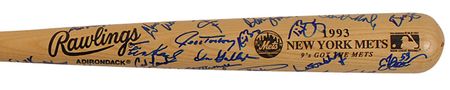 Lot #1538 NY Mets Baseball Bat - Image 3