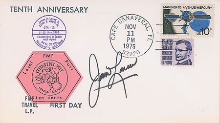 Lot #687 Gemini: Cernan and Lovell Commemorative Covers - Image 2