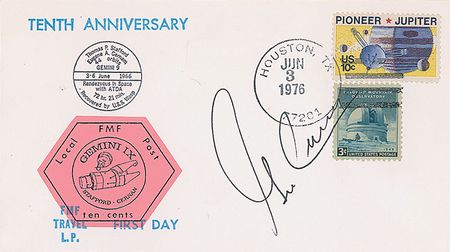 Lot #687 Gemini: Cernan and Lovell Commemorative Covers - Image 1