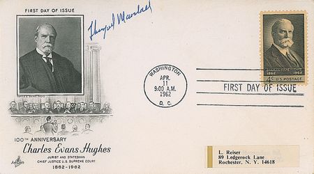 Lot #476 Supreme Court: Burger and Marshall - Image 2