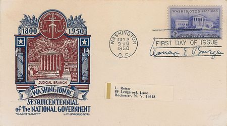 Lot #476 Supreme Court: Burger and Marshall - Image 1