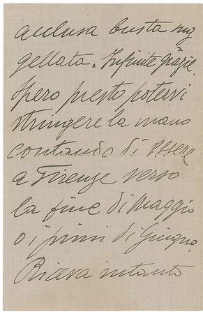 Lot #940 Enrico Caruso Handwritten Letter Signed - Image 2