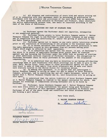 Lot #1394 Dorothy McGuire - Image 2