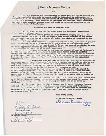 Lot #1394 Dorothy McGuire - Image 1