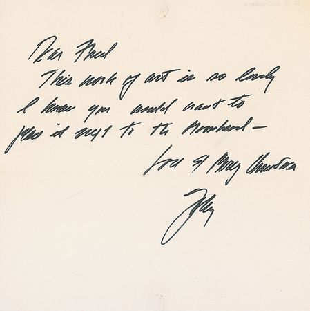 Lot #1369 Johnny and Joanna Carson Letters - Image 1