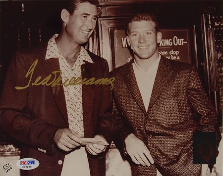 Lot #1571 Ted Williams Signed Photograph - Image 2