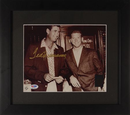 Lot #1571 Ted Williams Signed Photograph - Image 1